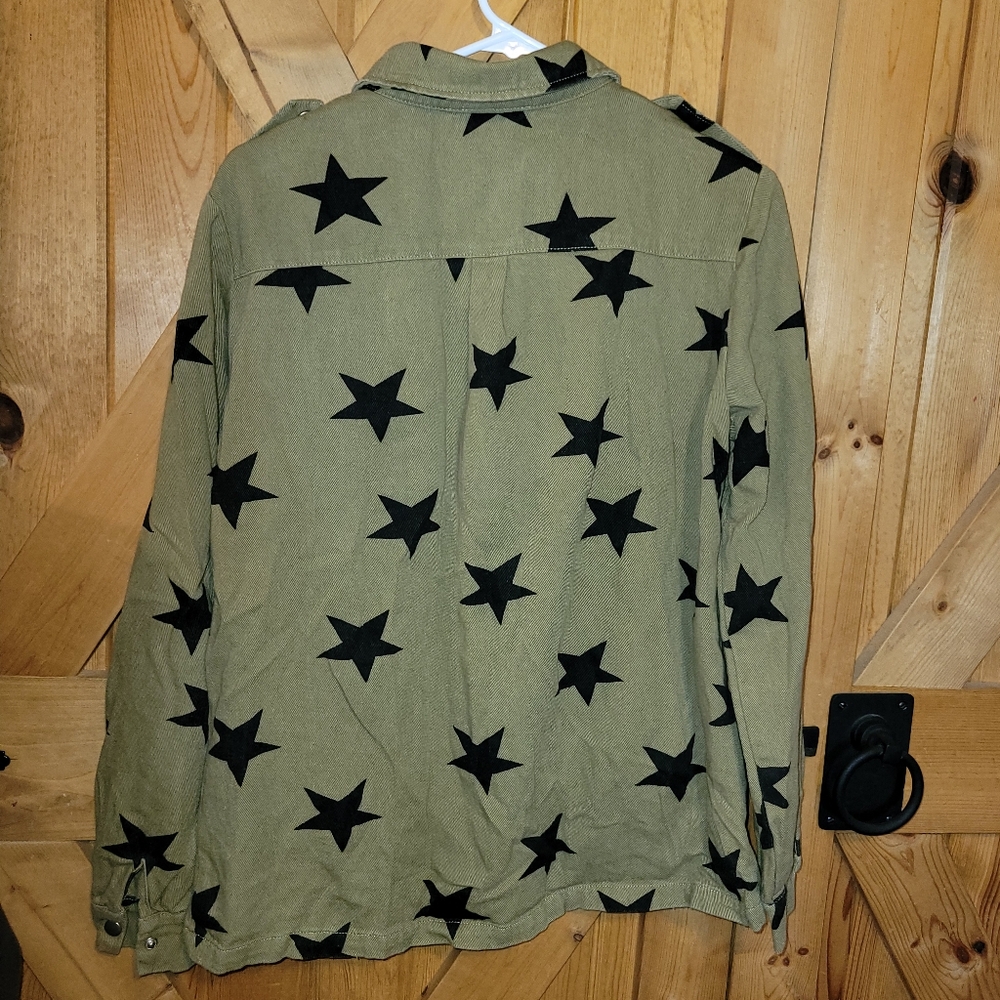 Macaron Lightweight Jacket. Snap Closure Button D… - image 5